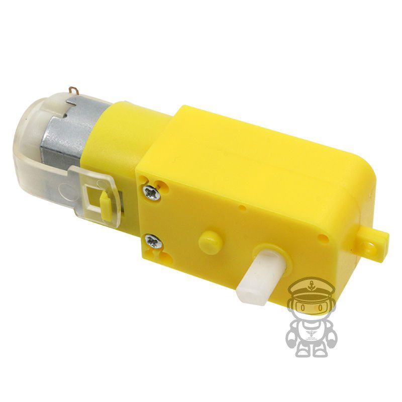 Motorreductor Amarillo con Eje de Salida Doble (3-6V) - Image 3