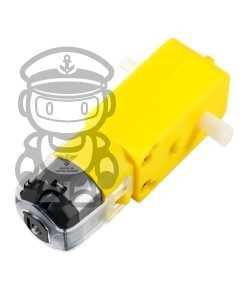 Motorreductor Amarillo con Eje de Salida Doble (3-6V)
