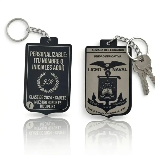 Llavero Personalizado - Insignia Liceo Naval Guayaquil - Image 4