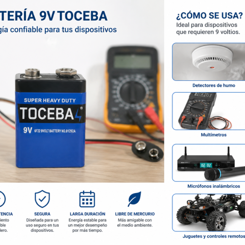 Alternative view of Batería 9V Super Heavy Duty  6F22